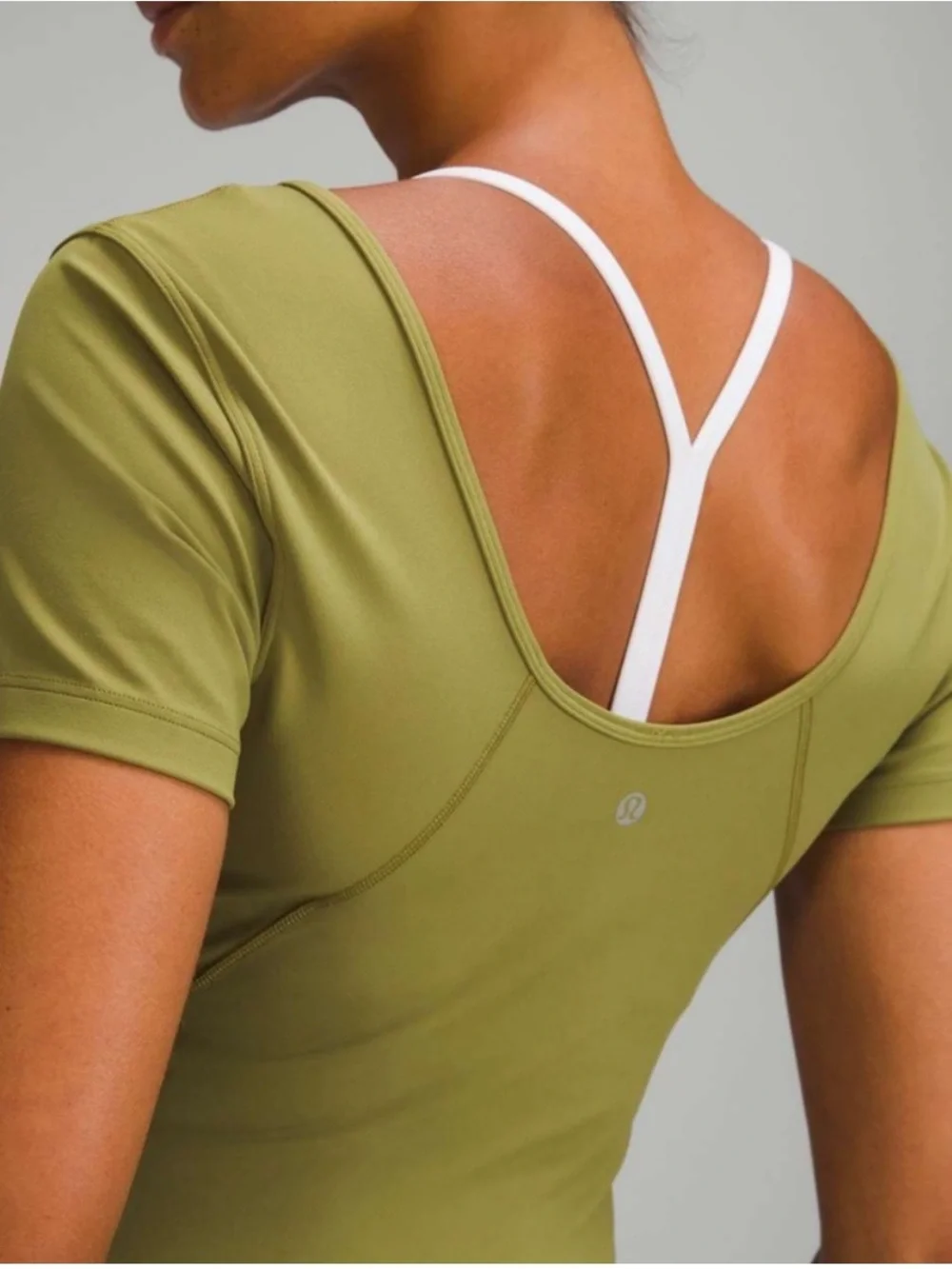 Lululemon Align Short Sleeve T-Shirt In Limited Edition Bronze Green Women’s 4